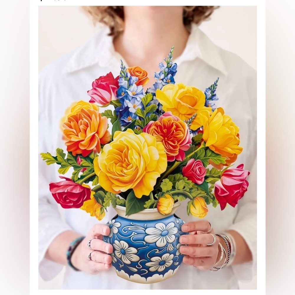 Sorbet Roses 3D Pop Up Bouquets- Send Some Love